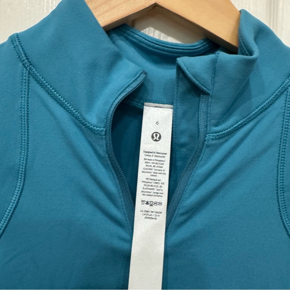 NWT Lululemon Its Rulu Run Half Zip Marlin - Picture 7 of 10